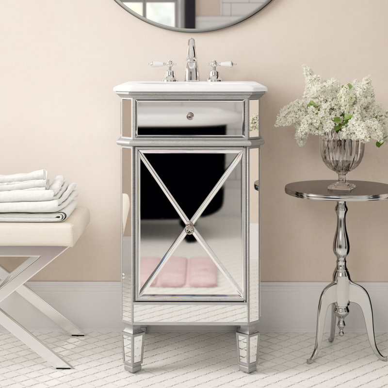 Willa Arlo Interiors Jiya 19" Single Bathroom Vanity Set & Reviews